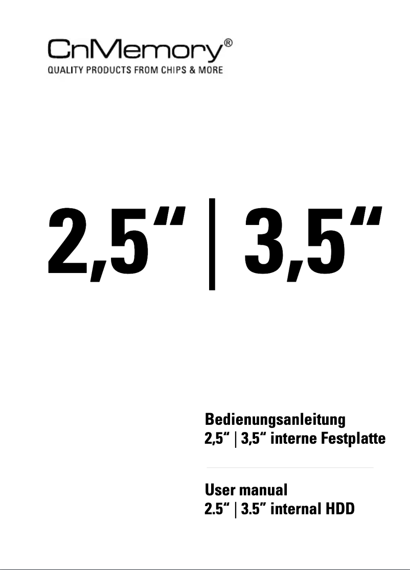 Page 1 de la notice Manuel utilisateur CnMemory 66108