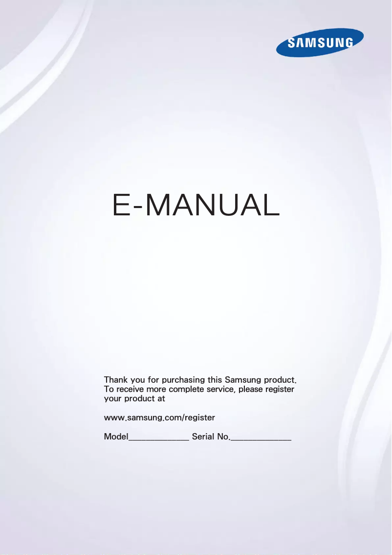 Página 1 del manual Manual de usuario Samsung UN48JU6000F