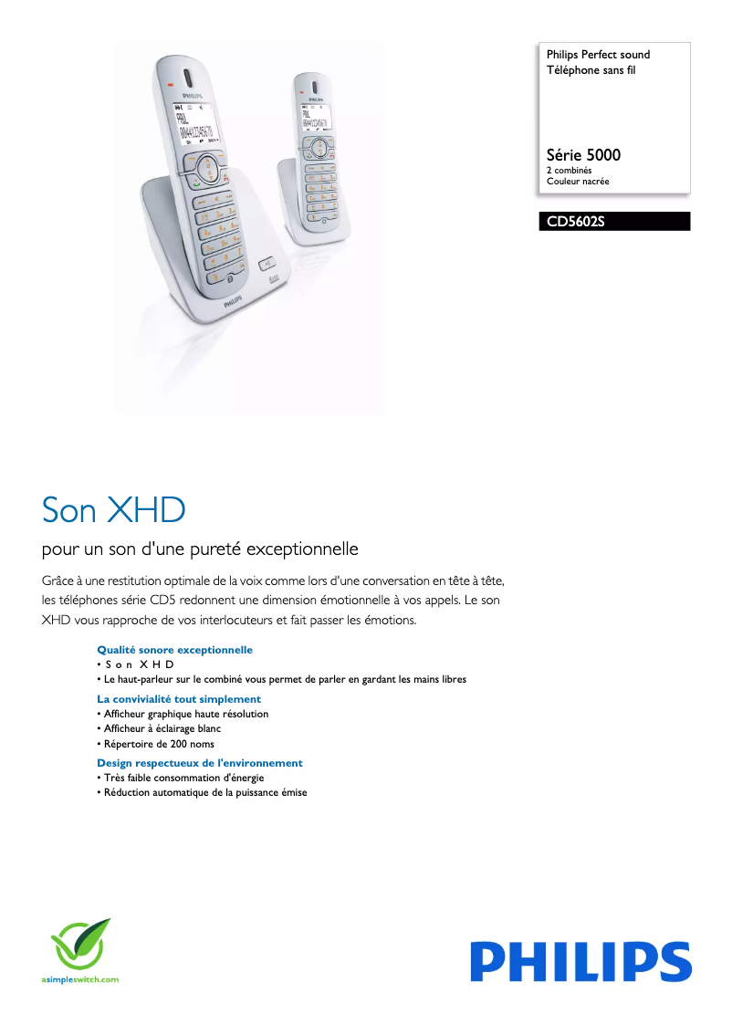 Imagen de la primera página del manual del dispositivo CD560