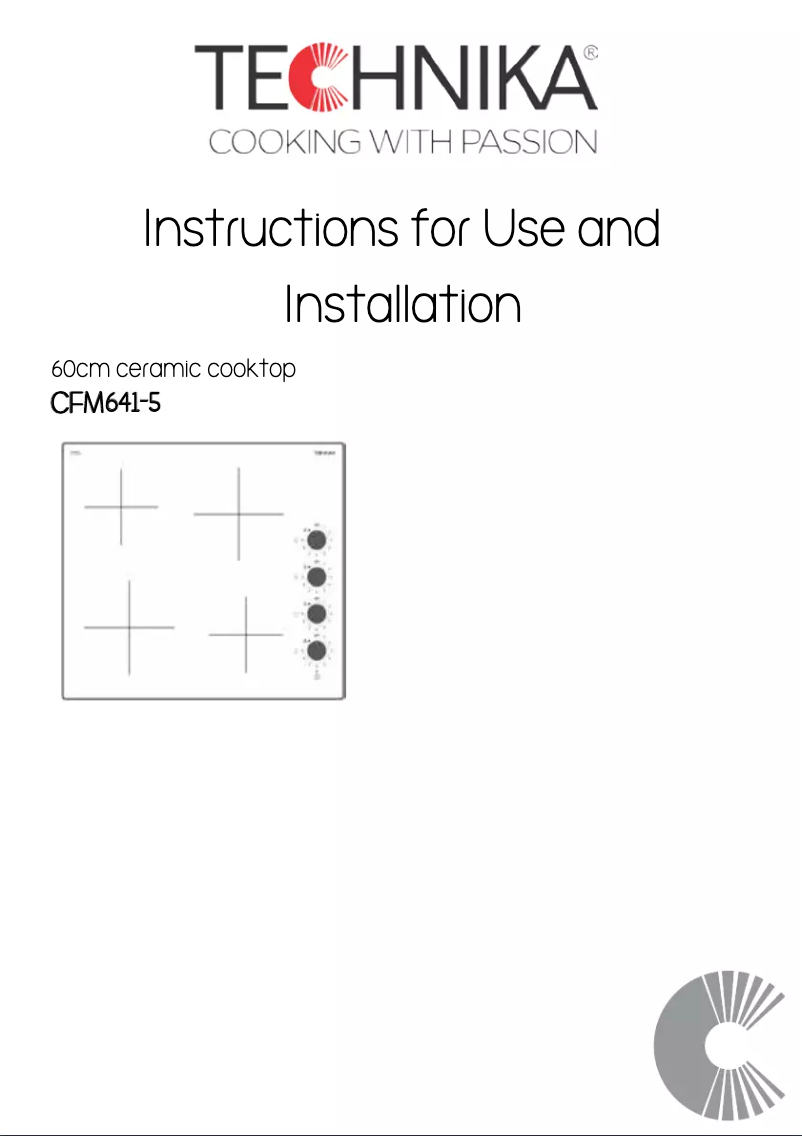 Página 1 del manual Manual de usuario Technika CFM641-5
