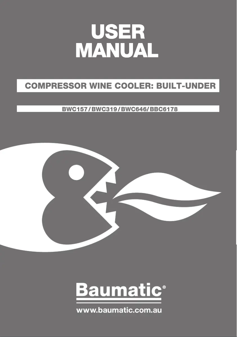 Page 1 de la notice Manuel utilisateur Baumatic BWC319