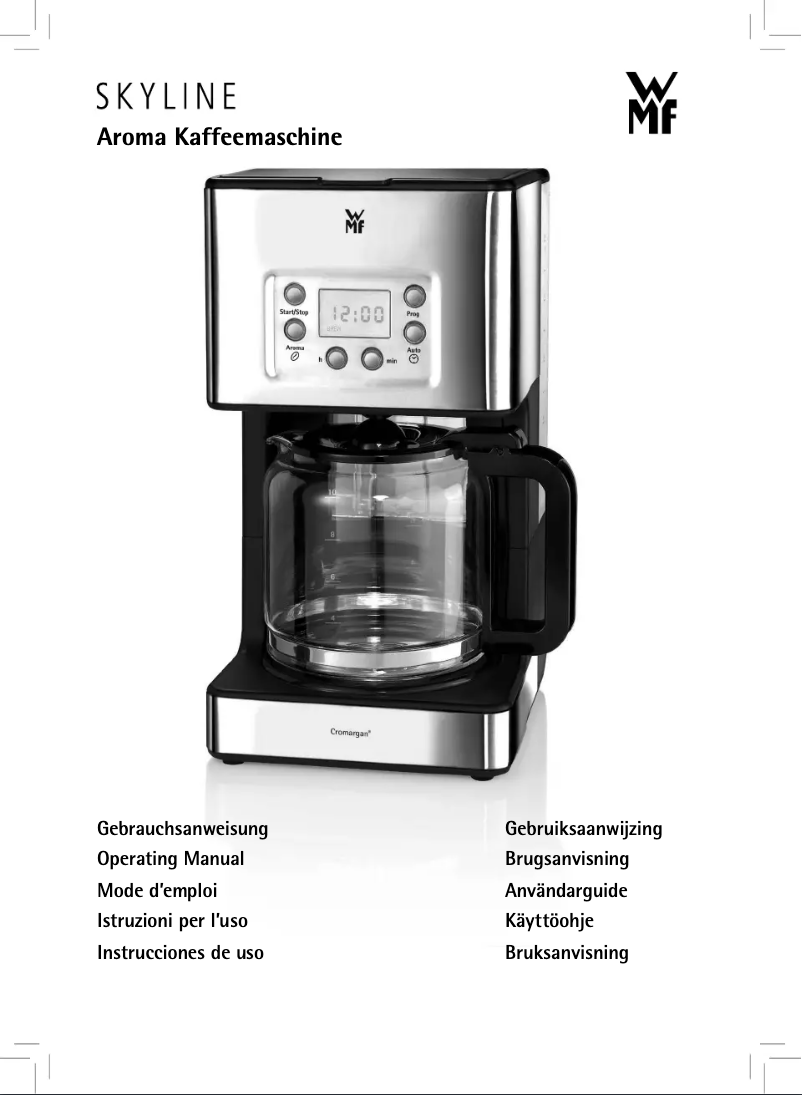 Page 1 de la notice Manuel utilisateur WMF Skyline Aroma Glas