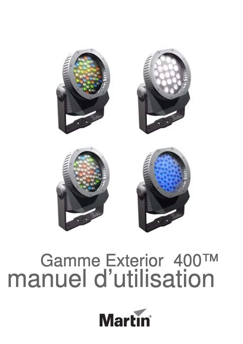 Page 1 of the manual User Manual Martin Exterior 410