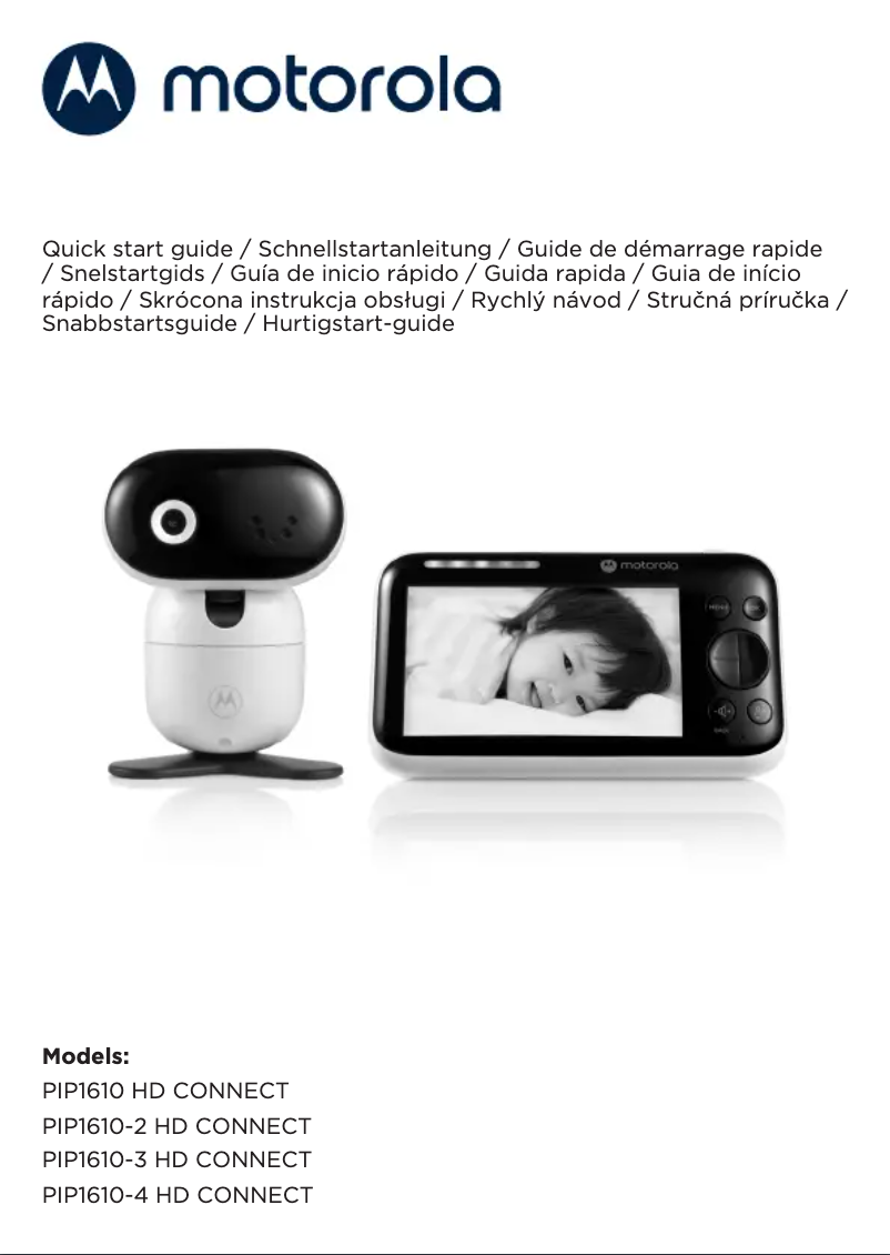 Page 1 de la notice Manuel utilisateur Motorola PIP1610