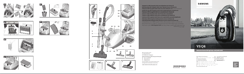 Page 1 de la notice Manuel utilisateur Siemens VSQ8530