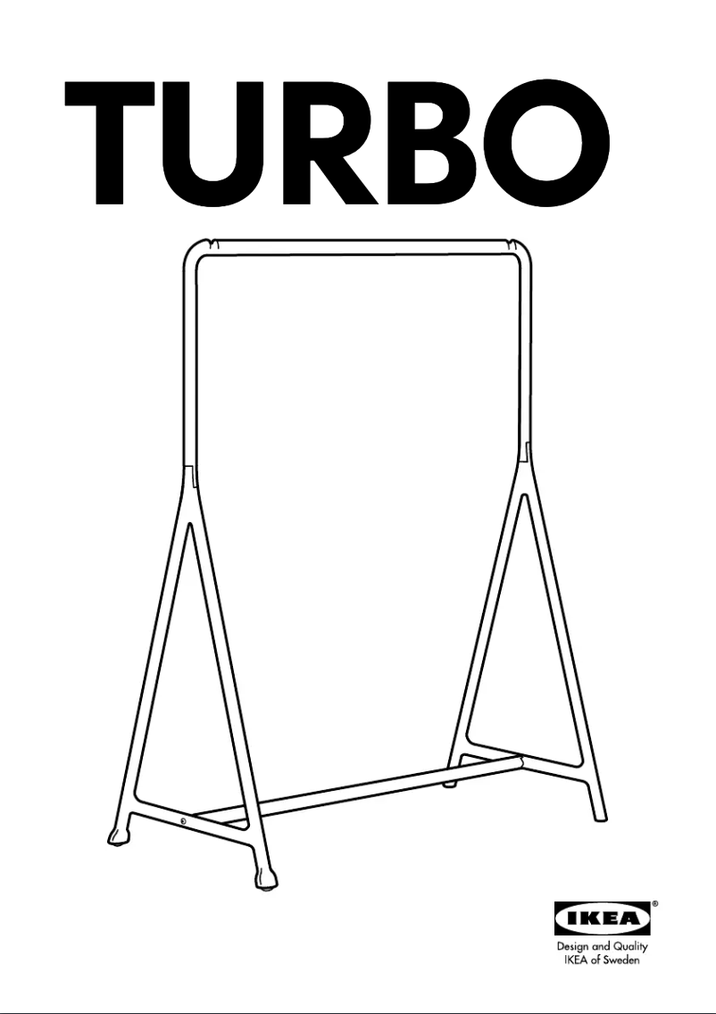 Page 1 de la notice Manuel utilisateur Ikea TURBO 501.772.42