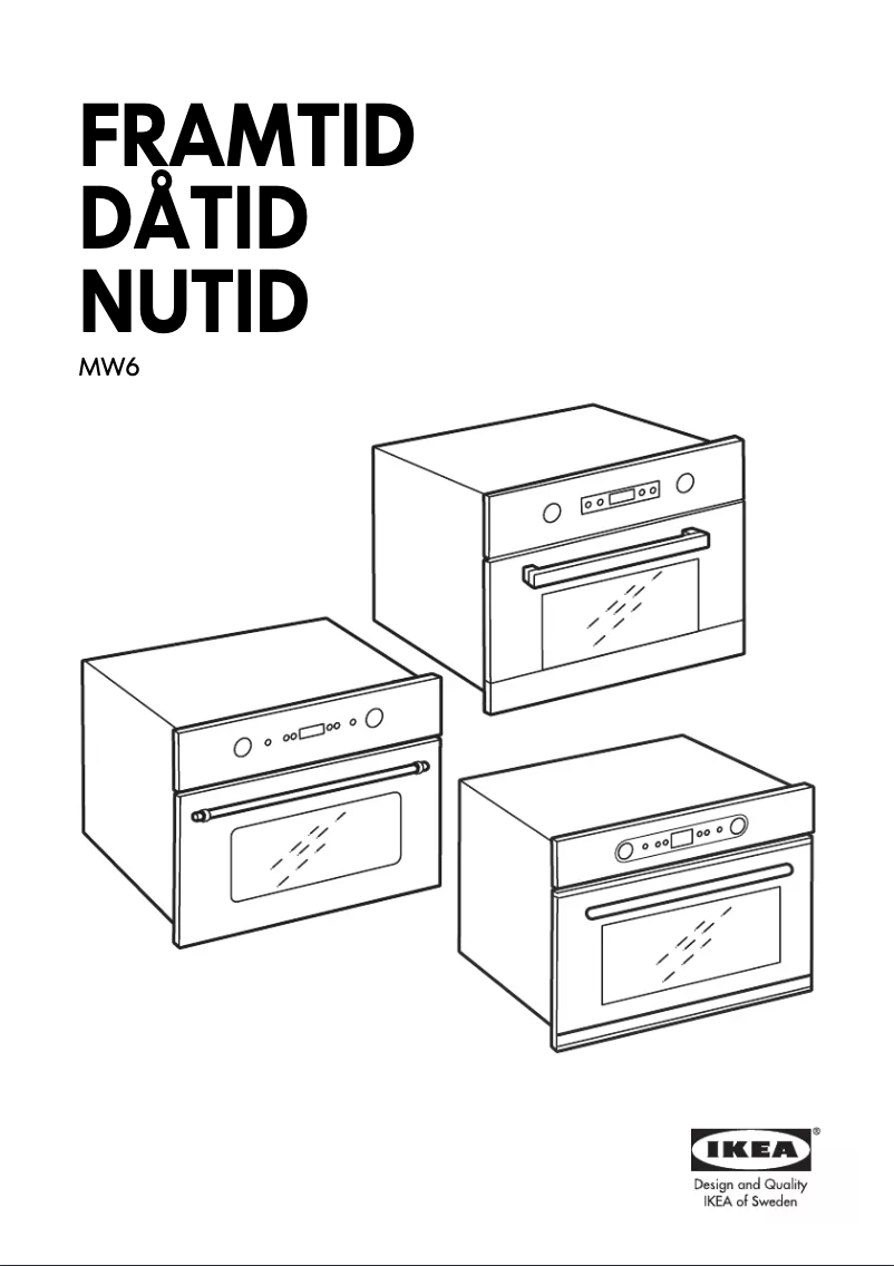 Page 1 de la notice Manuel utilisateur Ikea Datid MW6