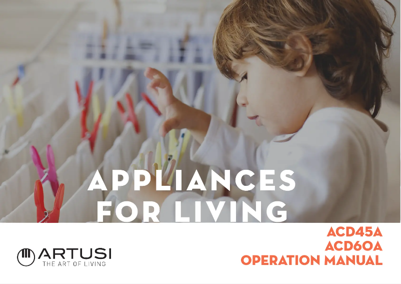 Page 1 of the manual User Manual Artusi ACD45A