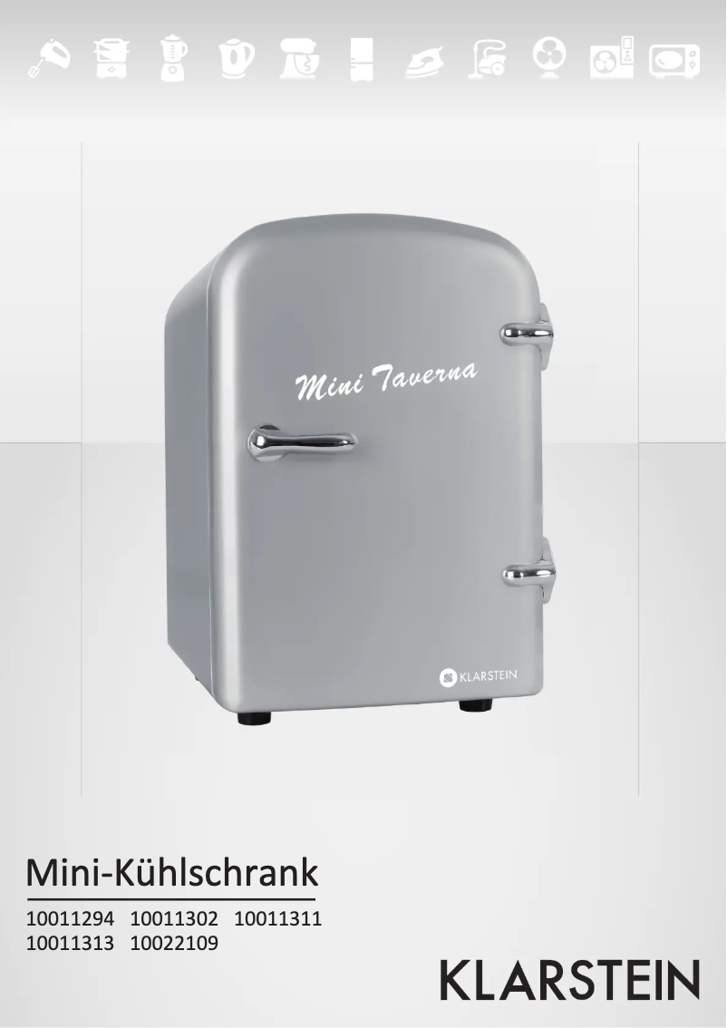 Page 1 of the manual User Manual Klarstein Mini 10011294