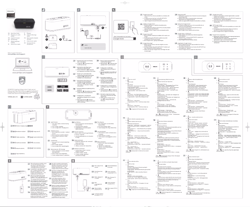 Page 1 of the manual Quick Start Guide Philips TAPS402