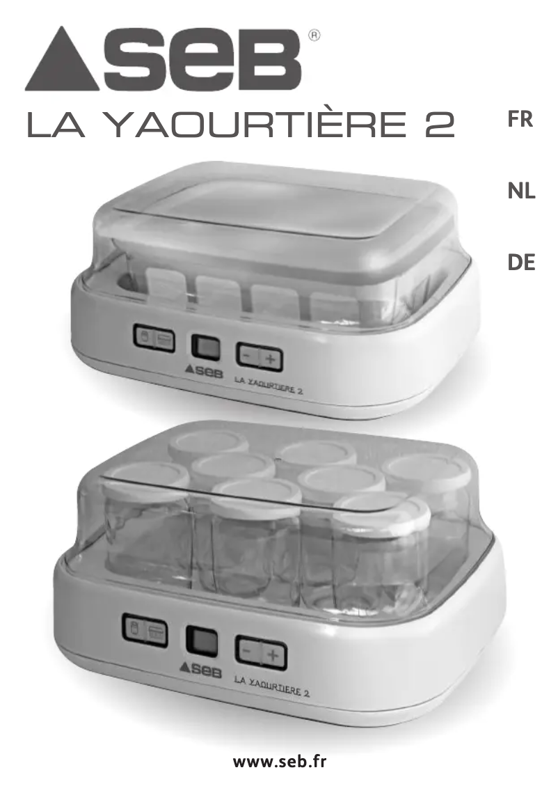Page 1 de la notice Manuel utilisateur SEB La Yaourtière YG5001