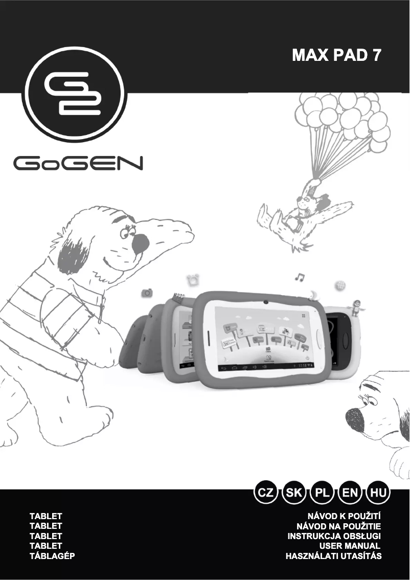 Page 1 de la notice Manuel utilisateur GoGen MAXPAD 7O