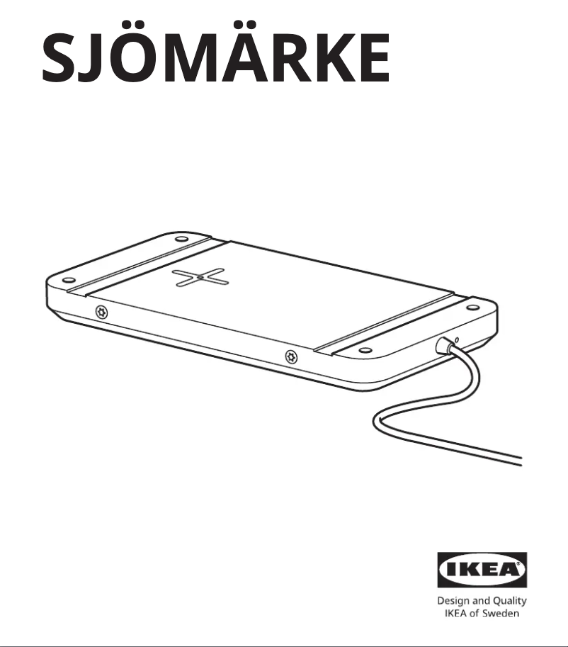 Page 1 de la notice Manuel utilisateur Ikea SJÖMÄRKE 005.127.17