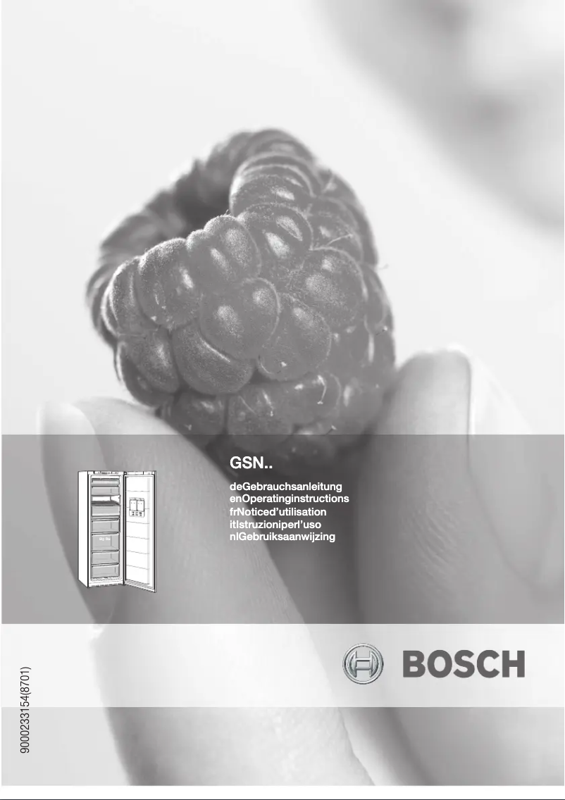 Page 1 of the manual User Manual Bosch GSN28V41