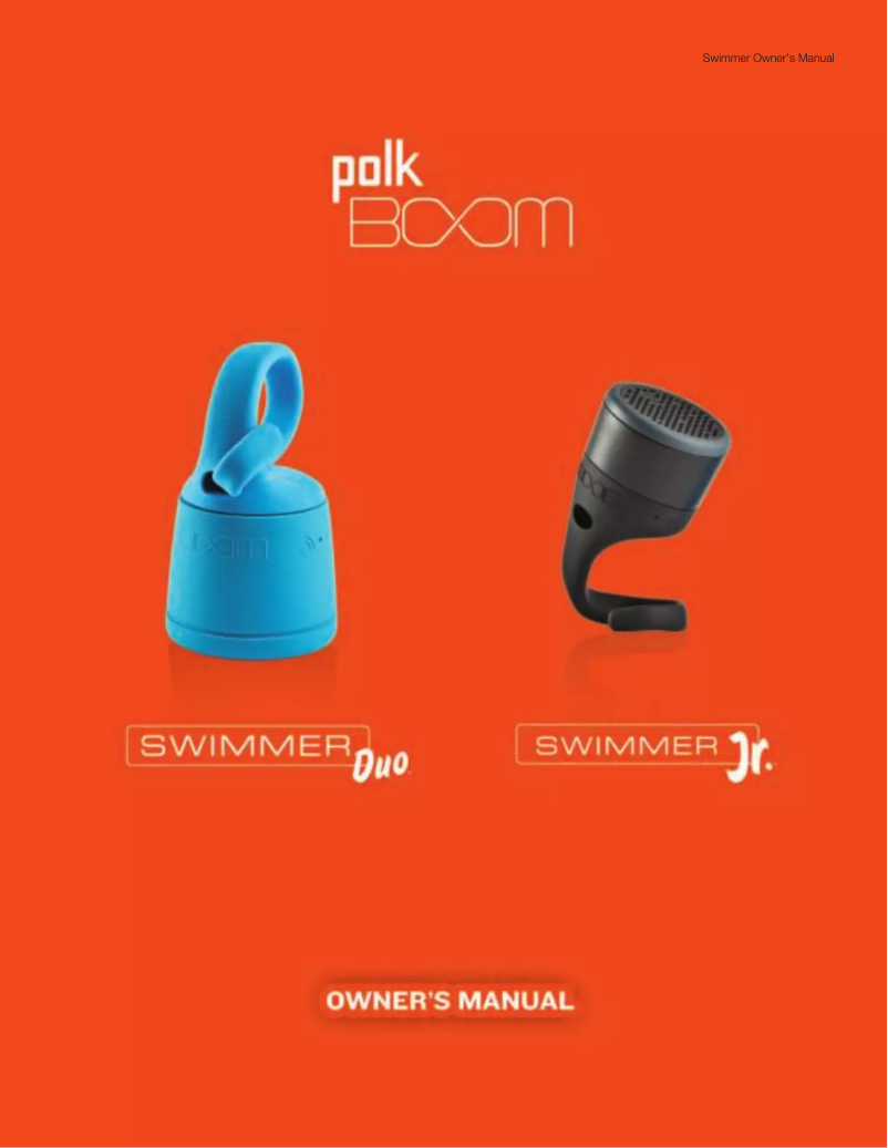 Page 1 de la notice Manuel utilisateur Polk Swimmer Jr