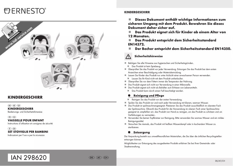 Page 1 de la notice Manuel utilisateur Ernesto HG02049