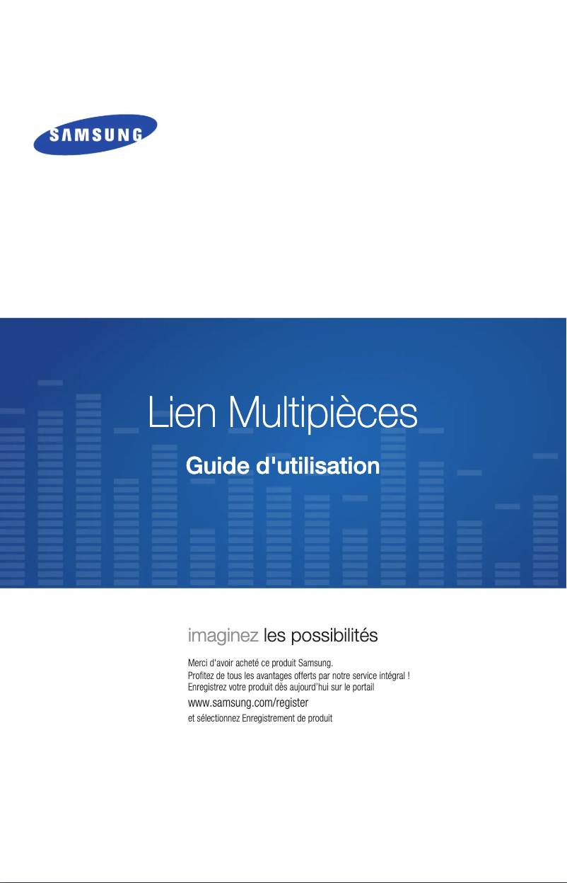 Page 1 de la notice Manuel utilisateur Samsung HT-H7730WM