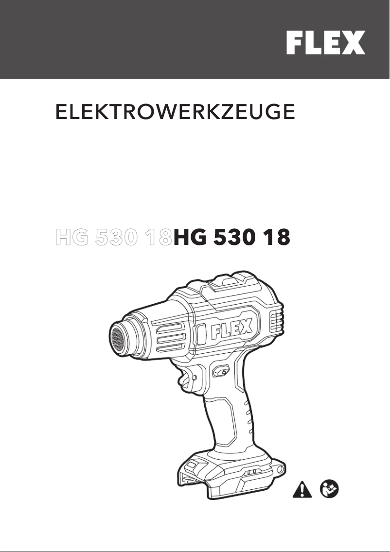 Page 1 de la notice Manuel utilisateur Flex HG 530 18