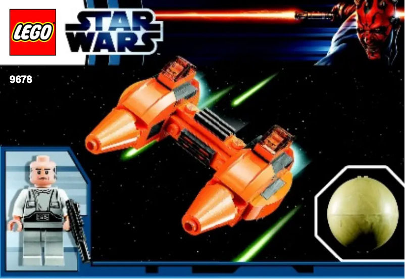 Page 1 de la notice Manuel utilisateur Lego Star Wars 9678