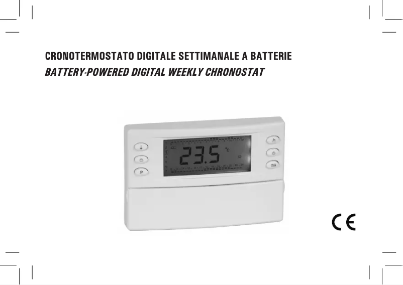 Page 1 de la notice Manuel utilisateur Seitron TCW01B