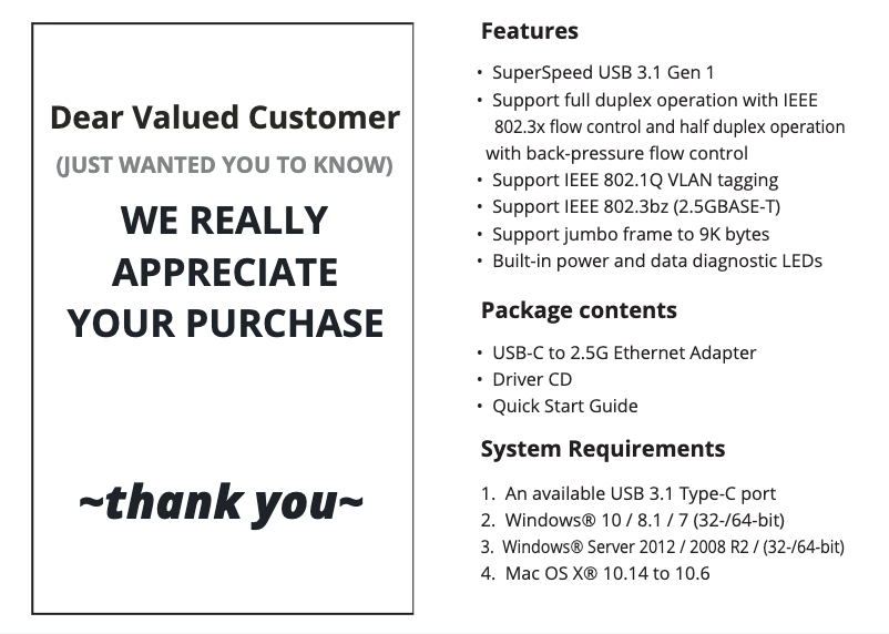 Page 1 de la notice Manuel utilisateur Siig JU-NE0A11-S1