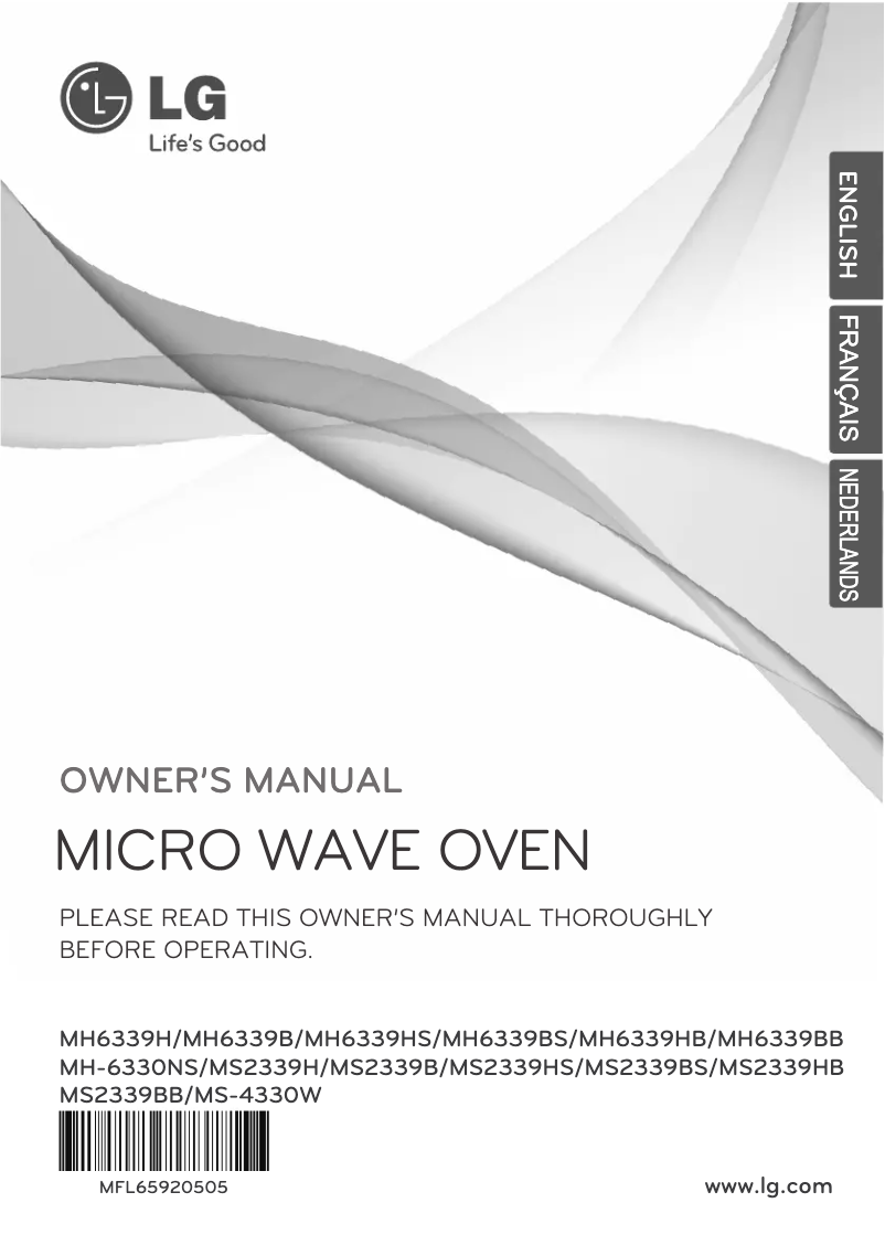 Página 1 del manual Manual de usuario LG MS2339BS
