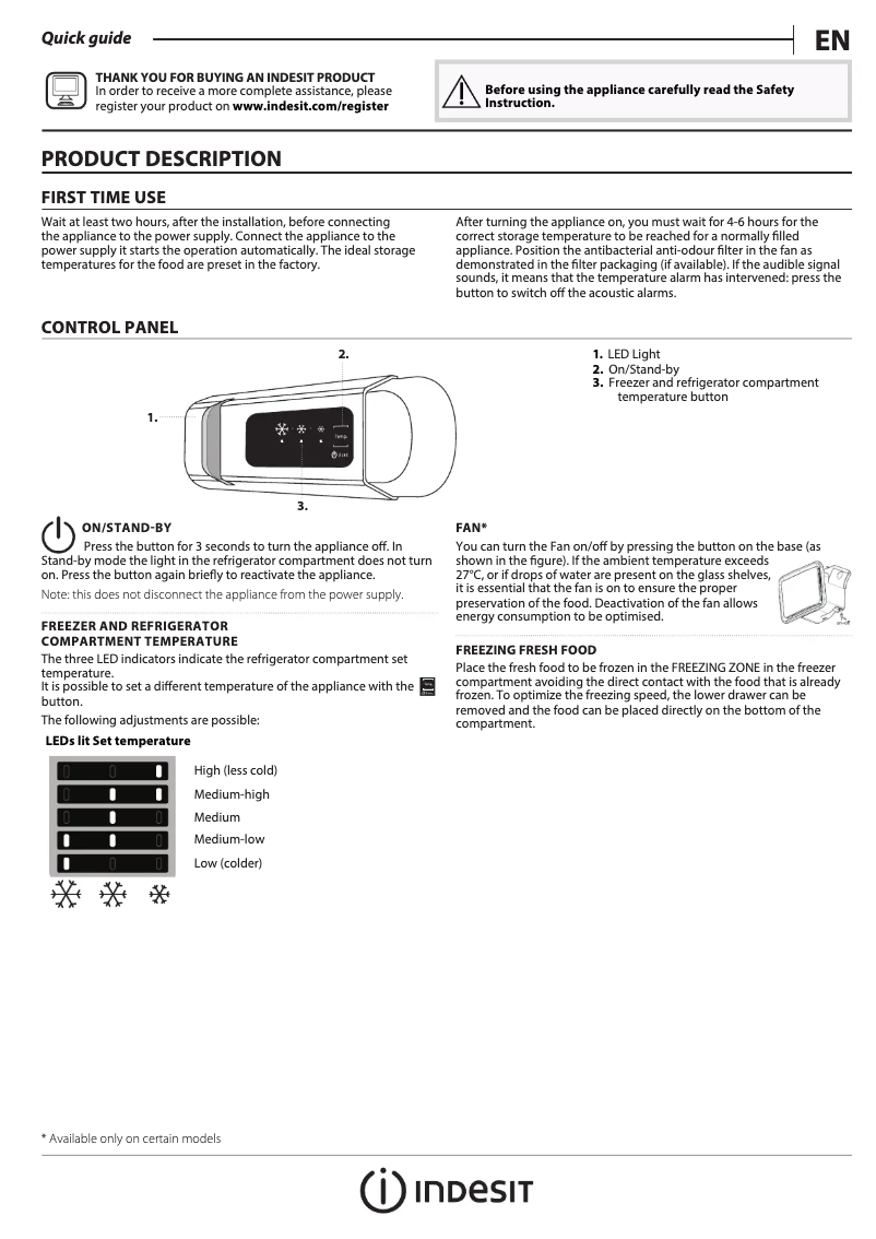 Image de la première page du manuel de l'appareil BI 18A2 DI