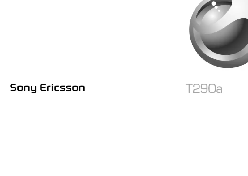 Page 1 de la notice Manuel utilisateur Sony Ericsson T290