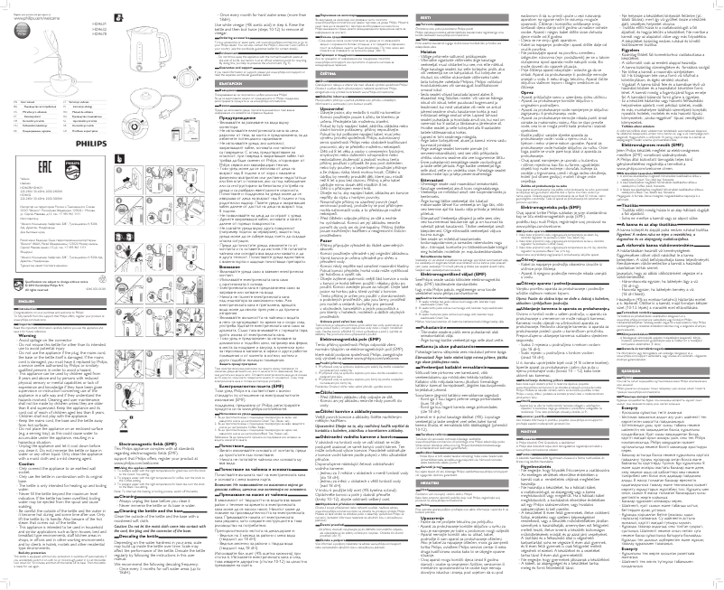 Page 1 de la notice Manuel utilisateur Philips Viva Collection HD4691