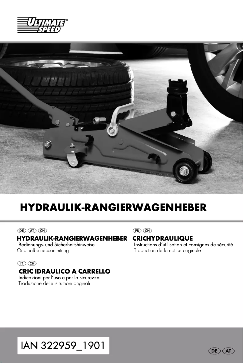 Page 1 de la notice Manuel utilisateur Ultimate Speed IAN 271132