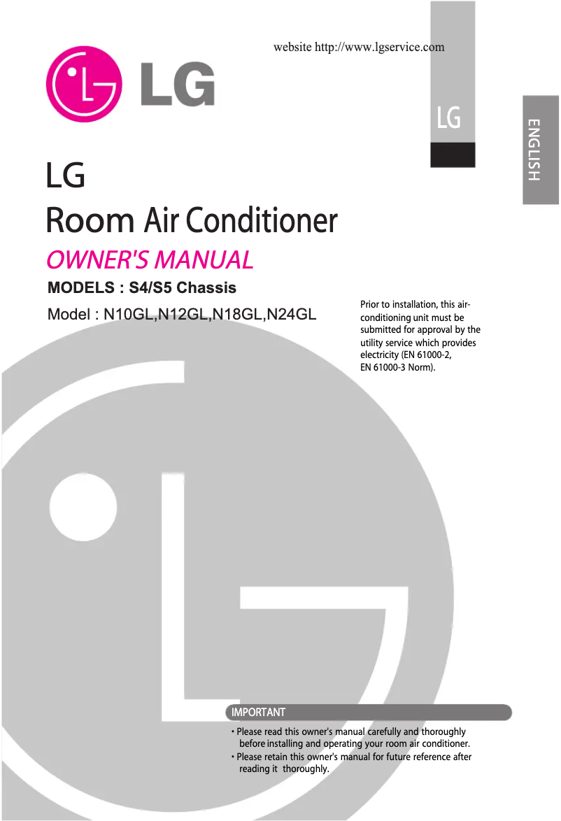 Página 1 del manual Manual de usuario LG N10GL