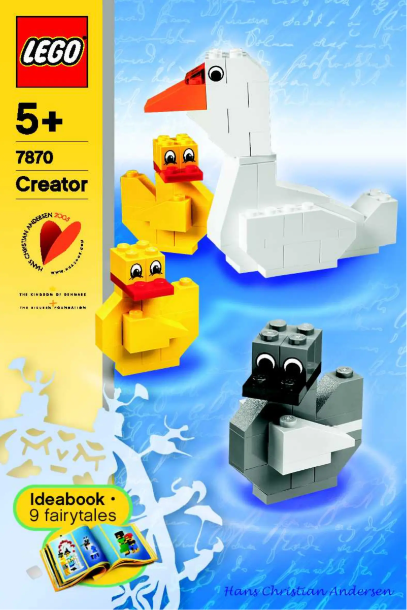 Page 1 de la notice Manuel utilisateur Lego Hans Christian Andersen Bucket