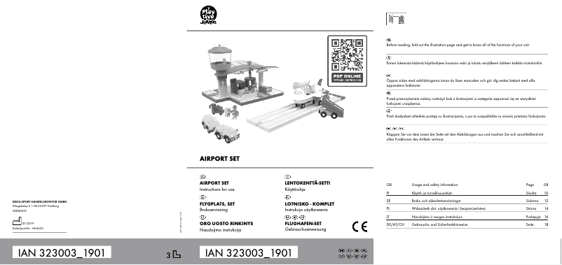 Page 1 de la notice Manuel utilisateur Playtive IAN 323003