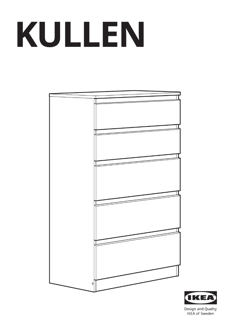 Page 1 de la notice Manuel utilisateur Ikea KULLEN 203.936.62