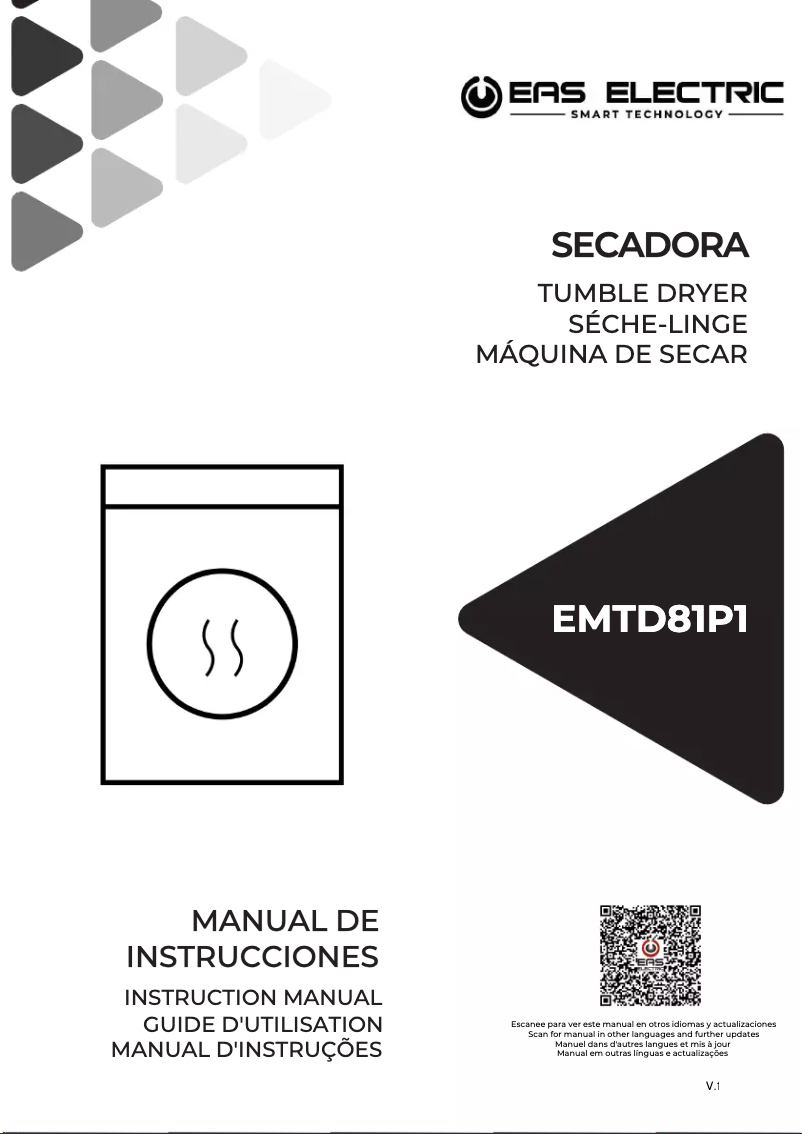 Page 1 de la notice Manuel utilisateur EAS Electric EMTD81P1