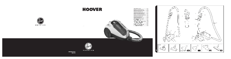 Page 1 of the manual User Manual Hoover RU70_RU32011