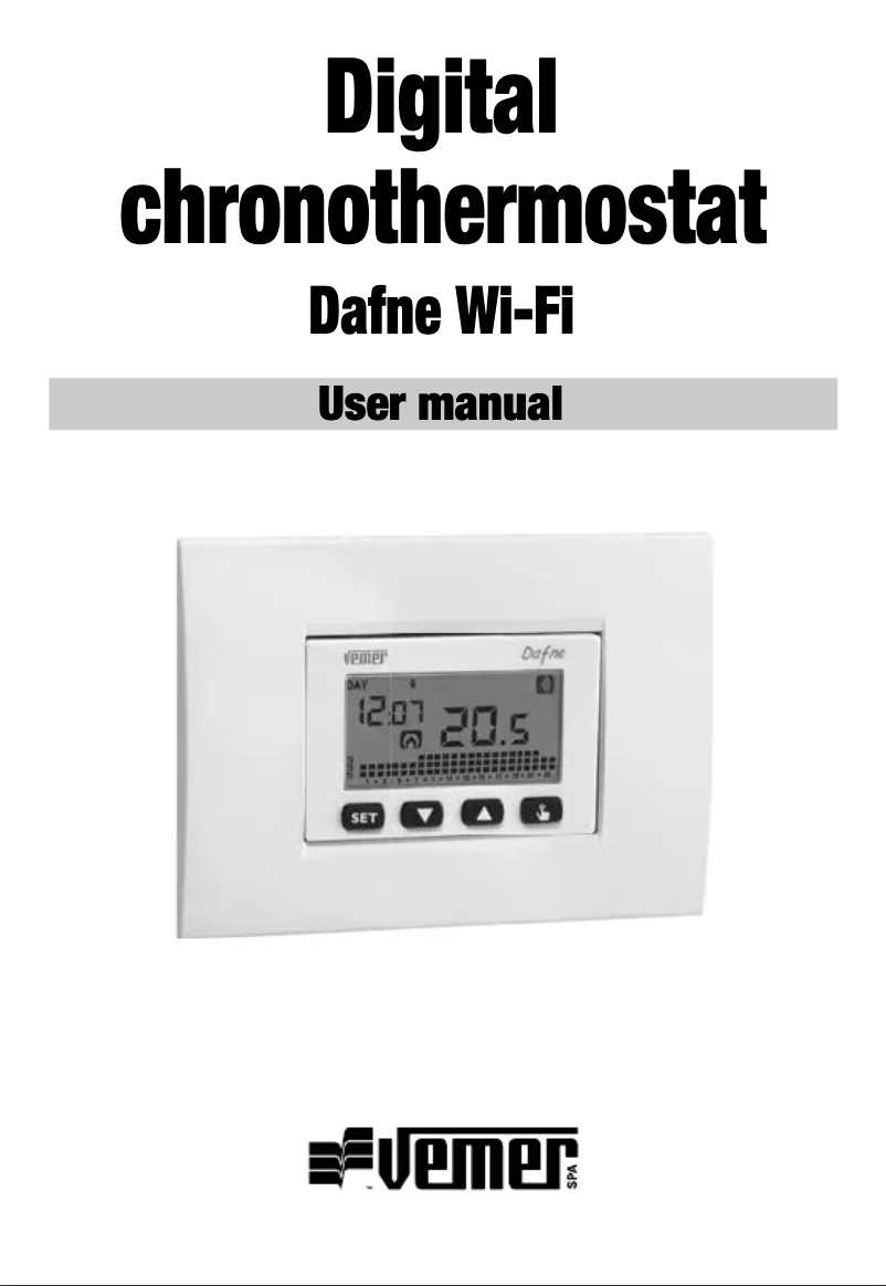Page 1 de la notice Manuel utilisateur Vemer Dafne Wi-Fi