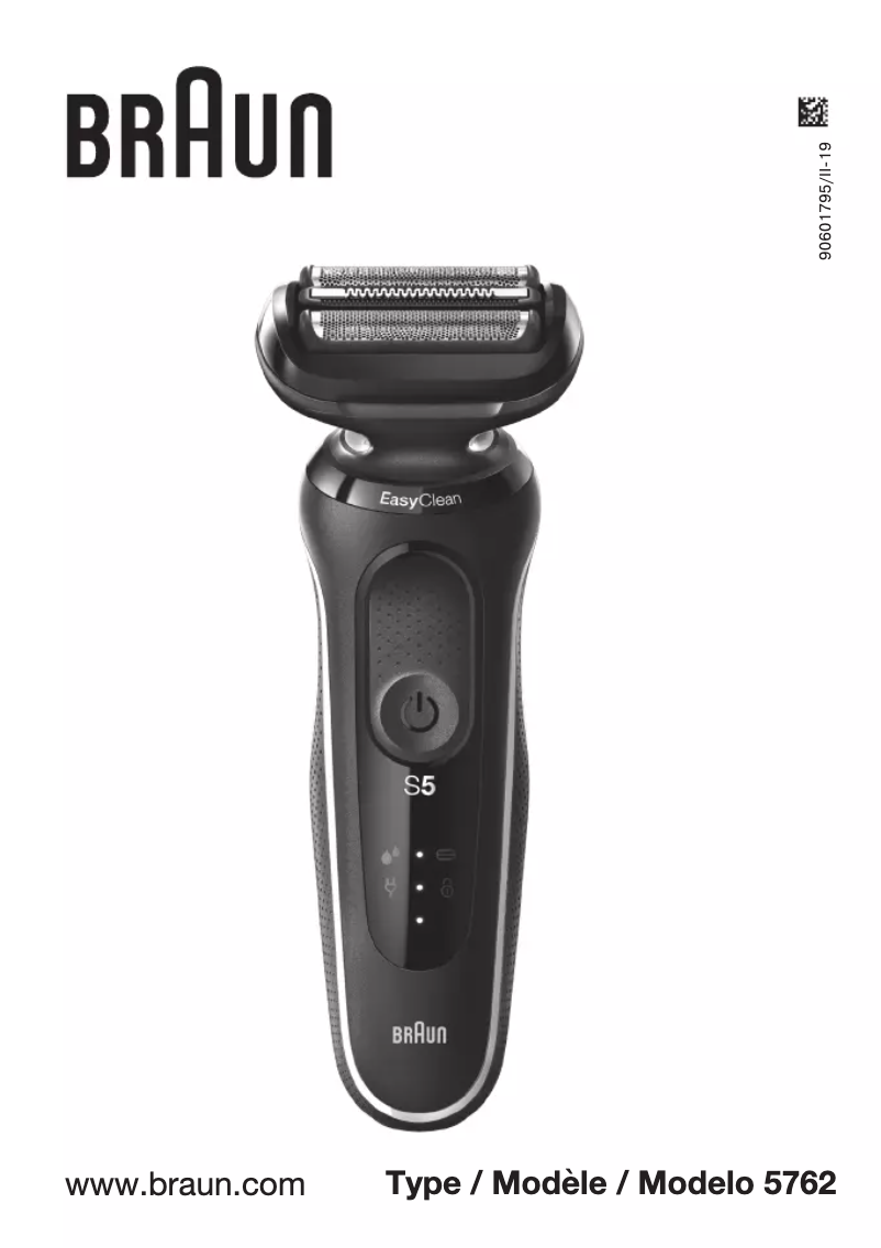 Page 1 de la notice Manuel utilisateur Braun Series 5 50-B1620s