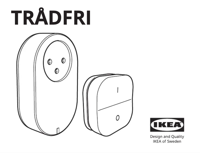 Page 1 de la notice Manuel utilisateur Ikea TRÅDFRI 903.647.98