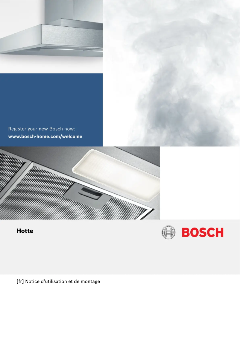 Page 1 de la notice Manuel utilisateur Bosch DWQ66DM50