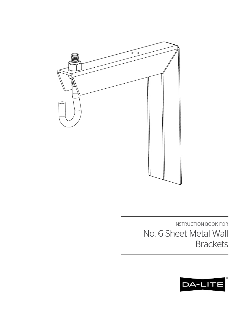 Page 1 de la notice Manuel utilisateur Da-Lite 40932