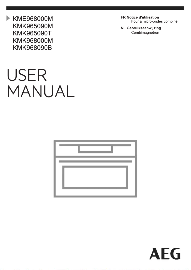 Page 1 de la notice Manuel utilisateur AEG KME968000M