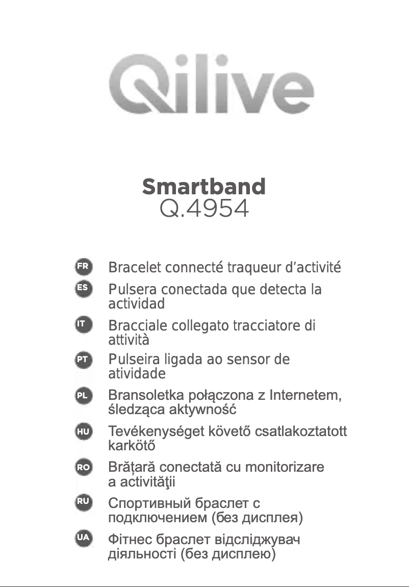 Page 1 de la notice Manuel utilisateur Qilive Q.4954