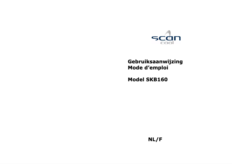 Page 1 de la notice Manuel utilisateur Coolsteel SKB160