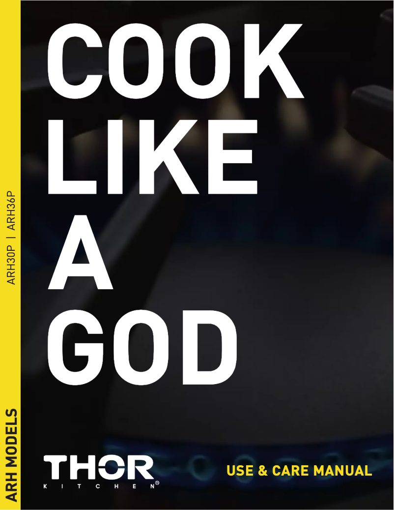 Page 1 de la notice Manuel utilisateur Thor ARH36P