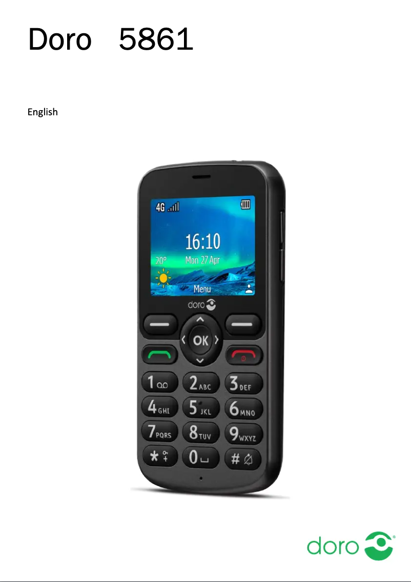 Imagen de la primera página del manual del dispositivo 5861