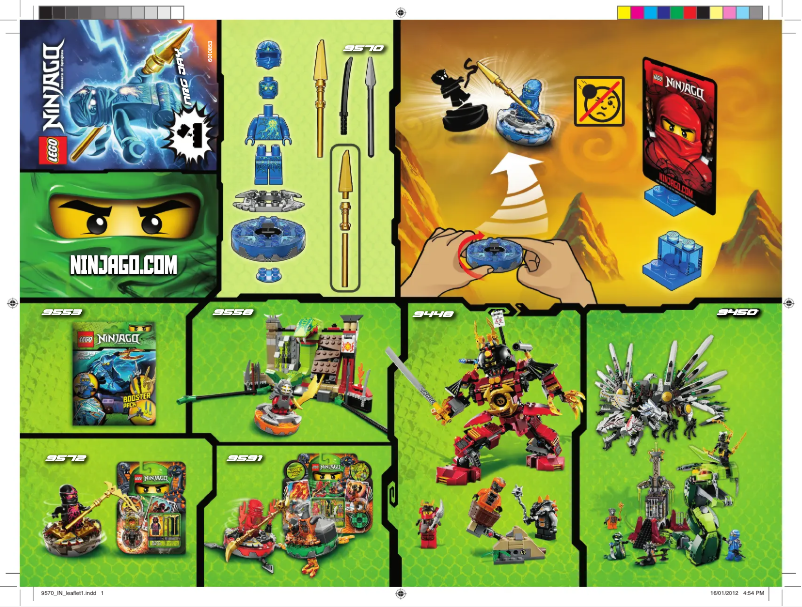 Página 1 del manual Manual de usuario Lego NRG Jay