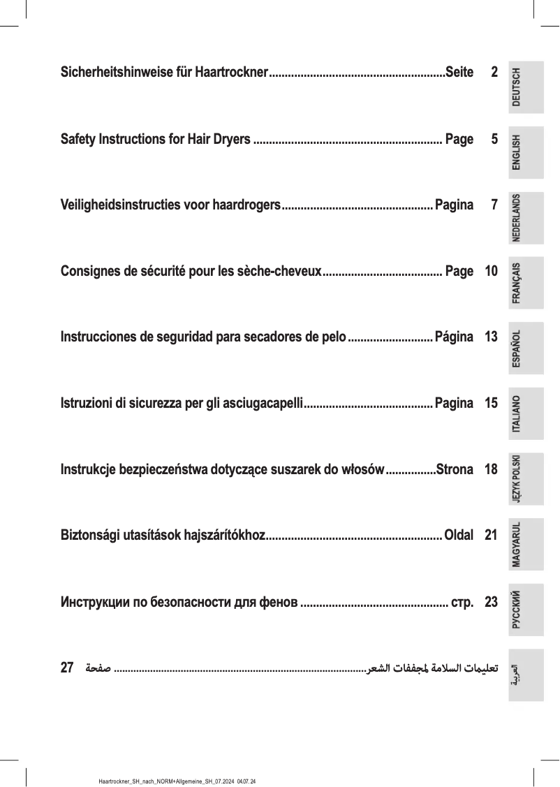 Page 1 de la notice Instructions / montage Bomann HTD 889 CB