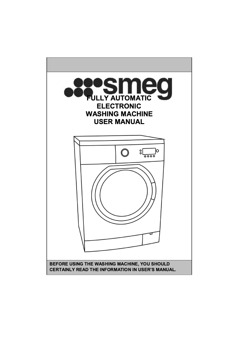 Page 1 de la notice Manuel utilisateur Smeg LBW109E