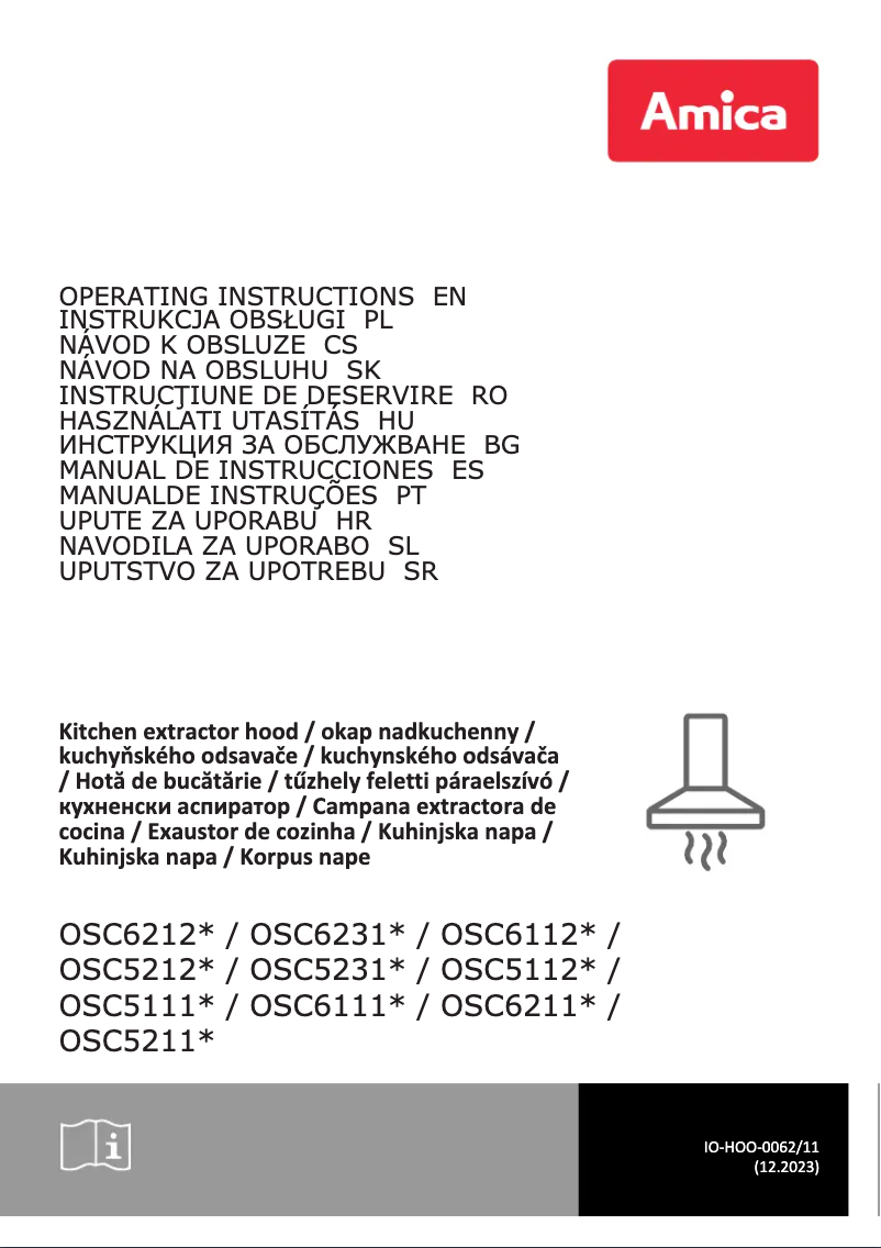 Page 1 of the manual User Manual Amica OSC 6461 I